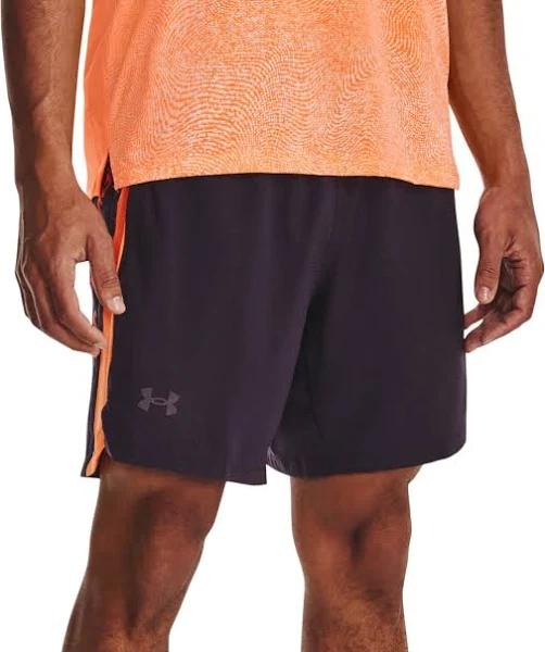 Under Armour Launch 7 Graphic Shorts Purple L Man