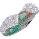 Under Armour Lockdown 6 Basketball Shoes Grey/Blue US Mens 9 / Womens 10.5