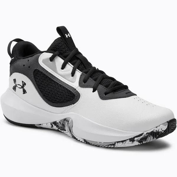 Under Armour Lockdown 6 Basketball Shoes White/Grey US 11