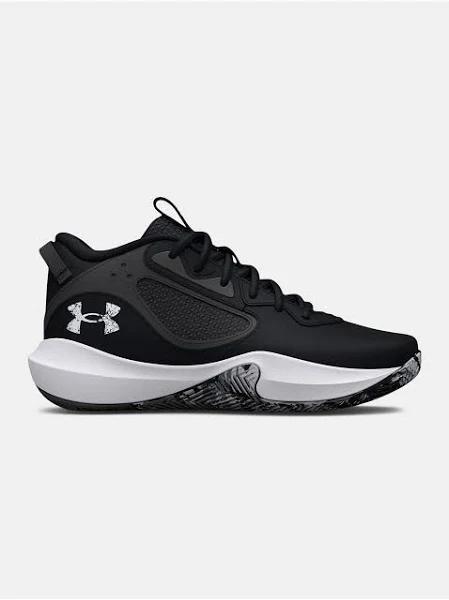 Under Armour Lockdown 6 Men's Basketball Shoes - Black/White