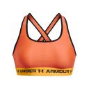 Under Armour Medium Support Crossback Bra Womens, Size 12, Orange