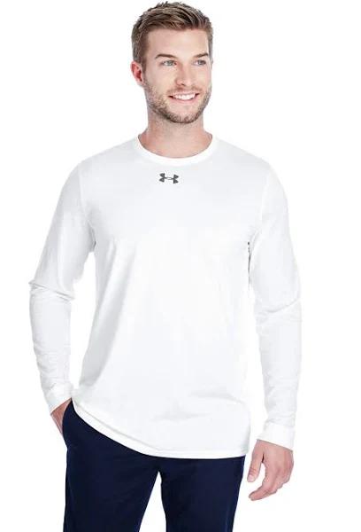 Under Armour Men 2.0 Long Sleeve Locker Tee White 4XL