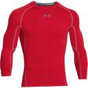 Under Armour Men's Heatgear Armour Long Sleeve Compression Shirt - Red