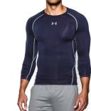 Under Armour Men's Heatgear Long-Sleeve Compression Shirt - Green 4XLT