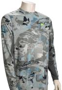 Under Armour Men's Iso-Chill Shorebreak Camo Long Sleeve Shirt M