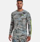Under Armour Men's Iso-Chill Shorebreak Camo Long Sleeve Shirt M