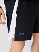 Under Armour Men's Launch 7" Shorts (Black/White/Reflective) M