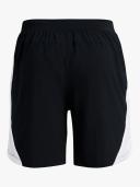 Under Armour Men's Launch 7" Shorts (Black/White/Reflective) M