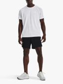 Under Armour Men's Launch 7" Shorts (Black/White/Reflective) M