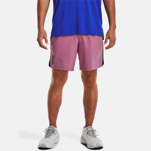 Under Armour Men's Launch SW 7'' Run Anywhere Shorts Pink XXL