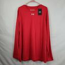 Under Armour Men's Locker 2.0 Long Sleeve - Red, XL