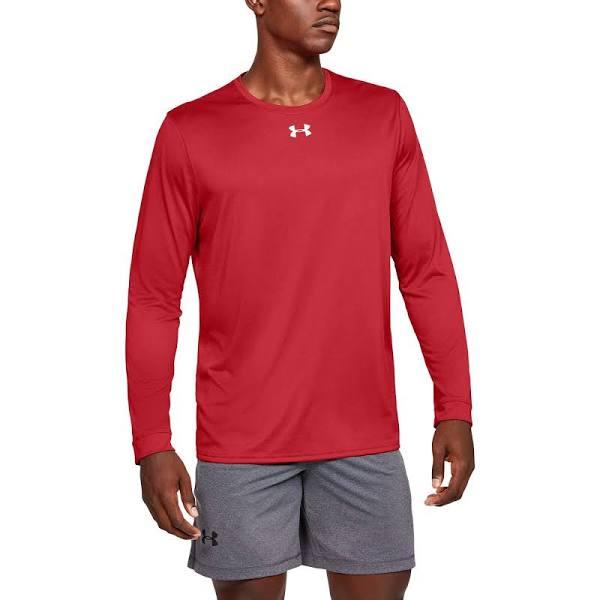 Under Armour Men's Locker 2.0 Long Sleeve - Red, XL