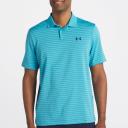 Under Armour Men's Performance 3.0 Stripe Polo Blue LG