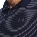 Under Armour Men's Performance 3.0 Stripe Polo Blue LG
