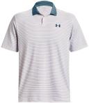 Under Armour Men's Performance 3.0 Stripe Polo Blue LG