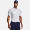 Under Armour Men's Performance 3.0 Stripe Polo White 3XL