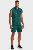 Under Armour Men's Project Rock Heavyweight Terry Shorts Green 3XL