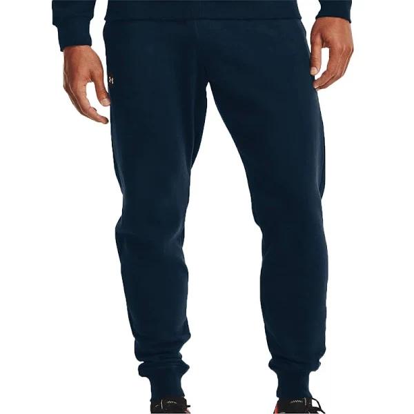 Under Armour Men's Rival Fleece Joggers (Academy/Onyx White) 2XL