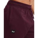 Under Armour Men's Rival Fleece Joggers (Dark Maroon/Onyx White) M
