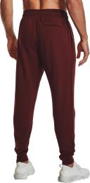 Under Armour Men's Rival Fleece Joggers (Dark Maroon/Onyx White) M
