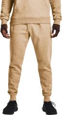 Under Armour Men's Rival Fleece Joggers (Dark Maroon/Onyx White) M