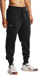 Under Armour Men's Rival Fleece Joggers (Dark Maroon/Onyx White) S