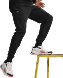 Under Armour Men's Rival Fleece Joggers (Dark Maroon/Onyx White) S