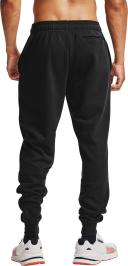 Under Armour Men's Rival Fleece Joggers (Dark Maroon/Onyx White) S