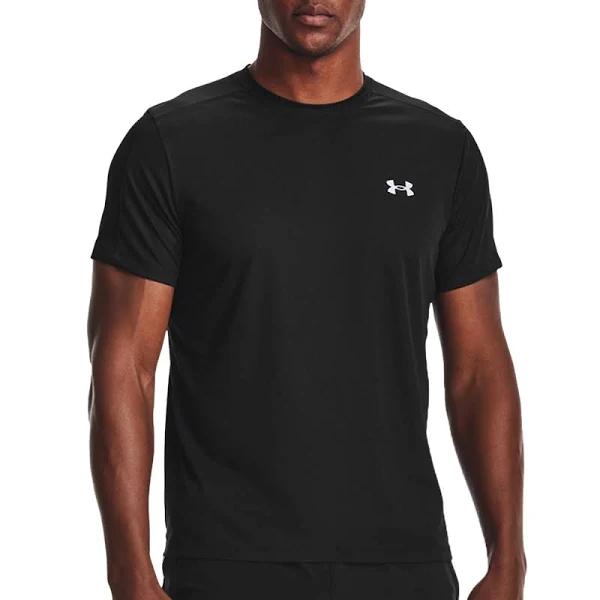 Under Armour Men's Speed Stride Short Sleeve T-Shirt - Black/Black/Reflective (Large)