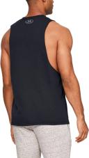 Under Armour Men's Sportstyle Left Chest Cut-Off Tank Black LG