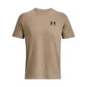 Under Armour Men's Sportstyle Left Chest Short Sleeve Shirt Brown XS