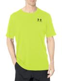 Under Armour Men's Sportstyle Left Chest Short Sleeve Shirt Green 3XL