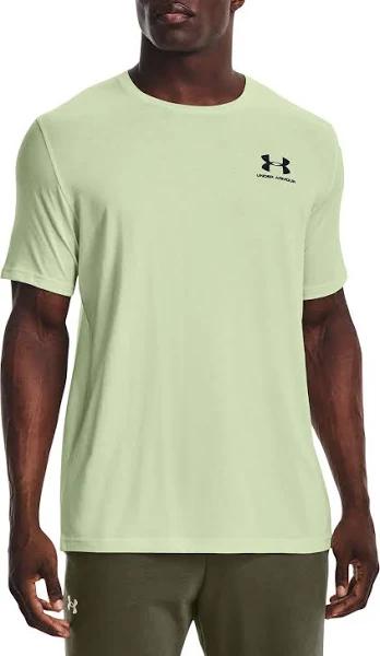 Under Armour Men's Sportstyle Left Chest Short Sleeve Shirt Green XXL