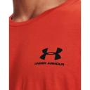 Under Armour Men's Sportstyle Left Chest Short Sleeve Shirt Orange XL