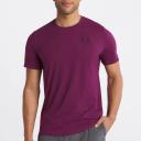 Under Armour Men's Sportstyle Left Chest Short Sleeve Shirt Purple SM