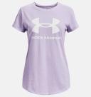 Under Armour Men's Sportstyle Left Chest Short Sleeve Shirt Purple XXL