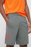 Under Armour Men's Tech Graphic Shorts (Concrete/Phoenix Fire) L