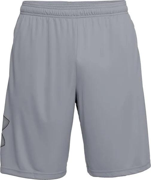 Under Armour Men's Tech Graphic Shorts (Concrete/Phoenix Fire) L