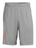 Under Armour Men's Tech Graphic Shorts - Concrete/Phoenix Fire (X-Large US)