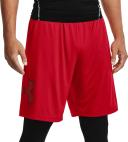 Under Armour Men's Tech Graphic Shorts - Red/Black (Medium)