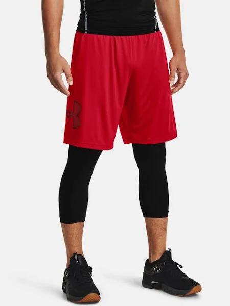 Under Armour Men's Tech Graphic Shorts (Red/Black) XL
