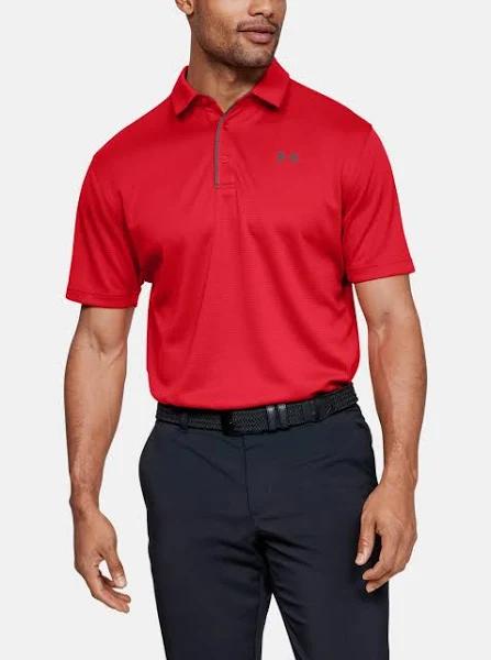 Under Armour Men's Tech Polo Shirt - Red S