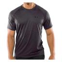 Under Armour Men's Tech Short Sleeve Shirt - Carbon Heather/Black
