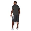 Under Armour Men's Tech Short Sleeve Shirt - Carbon Heather/Black