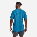 Under Armour Men's Tee Shirt Capri Blue & Black Camo Vented Training Tee M