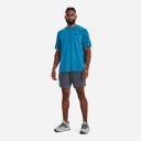 Under Armour Men's Tee Shirt Capri Blue & Black Camo Vented Training Tee M