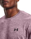Under Armour Men's Training Vent 2.0 Short Sleeve Tee (Mauve Pink/Black) 2XL
