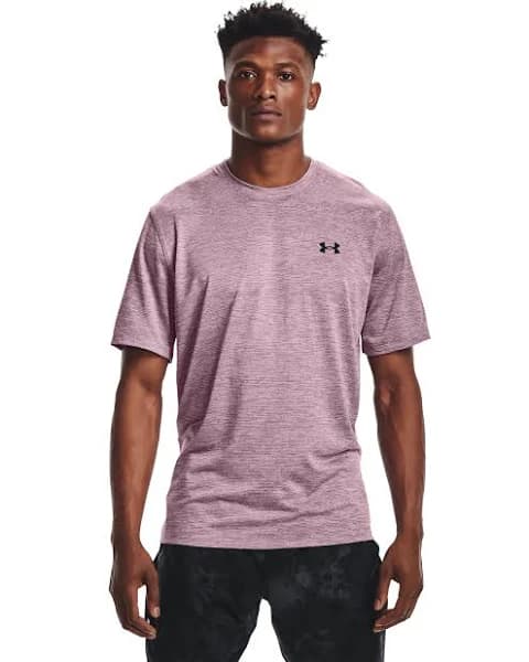 Under Armour Men's Training Vent 2.0 Short Sleeve Tee (Mauve Pink/Black) 2XL