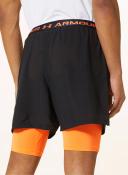 Under Armour Men's Vanish Woven 2-in-1 Vent Shorts Black MD