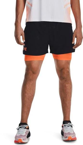 Under Armour Men's Vanish Woven 2-in-1 Vent Shorts Black MD